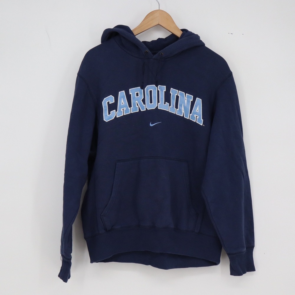Carolina Nike Hoodie Mens S Navy Blue NCAA Basketball Tar Heels Good